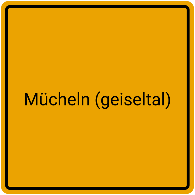 Meldebestätigung Mücheln (Geiseltal)